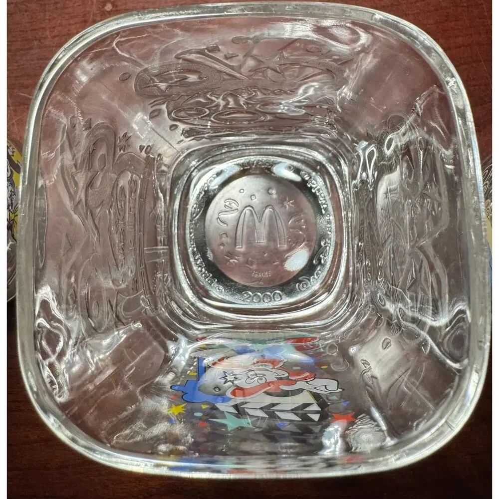 McDonald's Set Of 3 Collector Drinking Glasses Vintage Walt Disney World